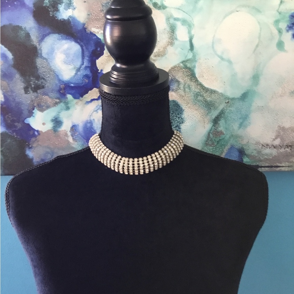 Gorgeous Rhinestone Choker Necklace - Picture 2 of 3